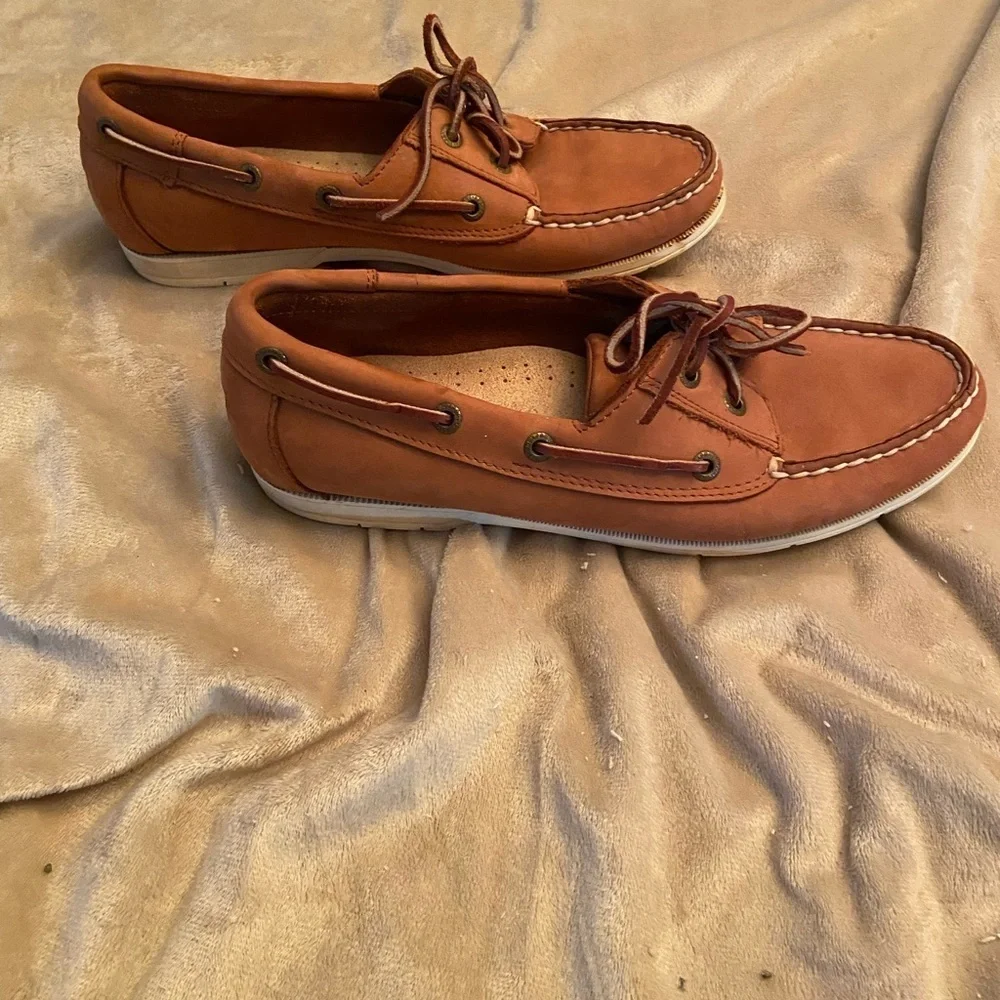 Rockport Men's Brown Boat Shoes Size 9
